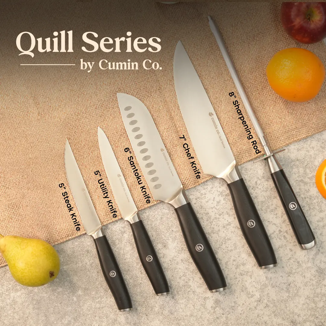 5" High Carbon Stainless Steel Steak Knife - Image 11