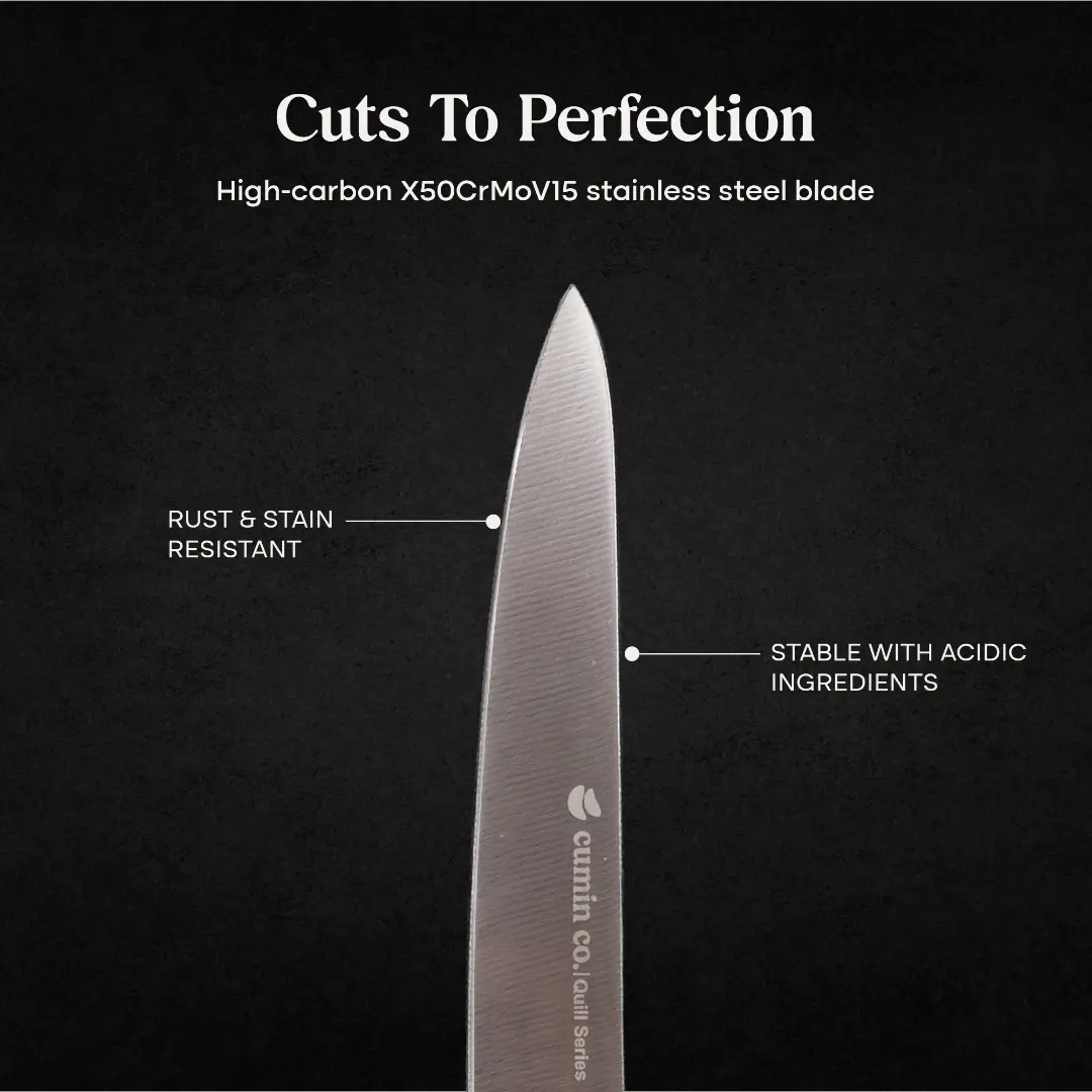 5" High Carbon Stainless Steel Utility Knife - Image 3