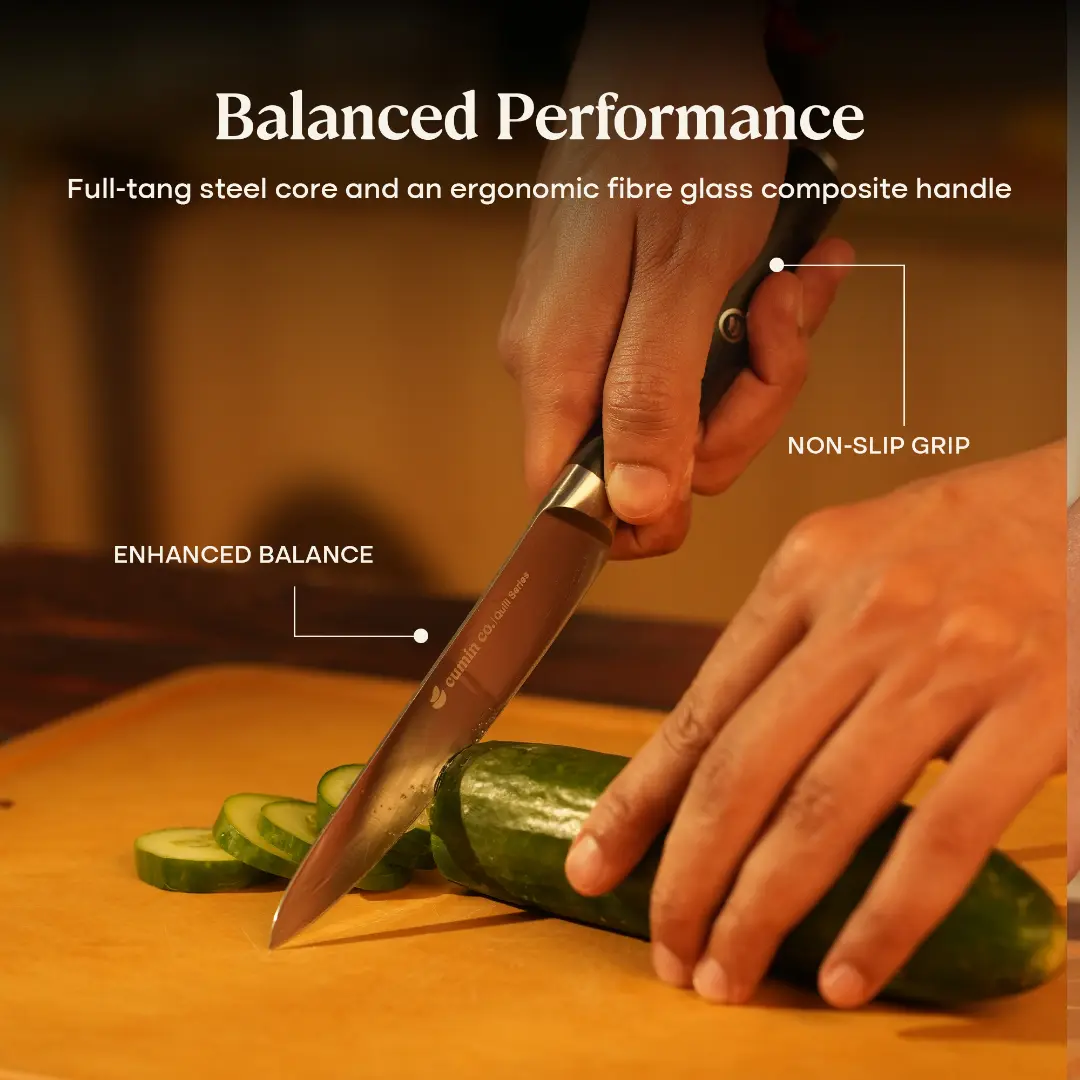 5" High Carbon Stainless Steel Utility Knife - Image 5