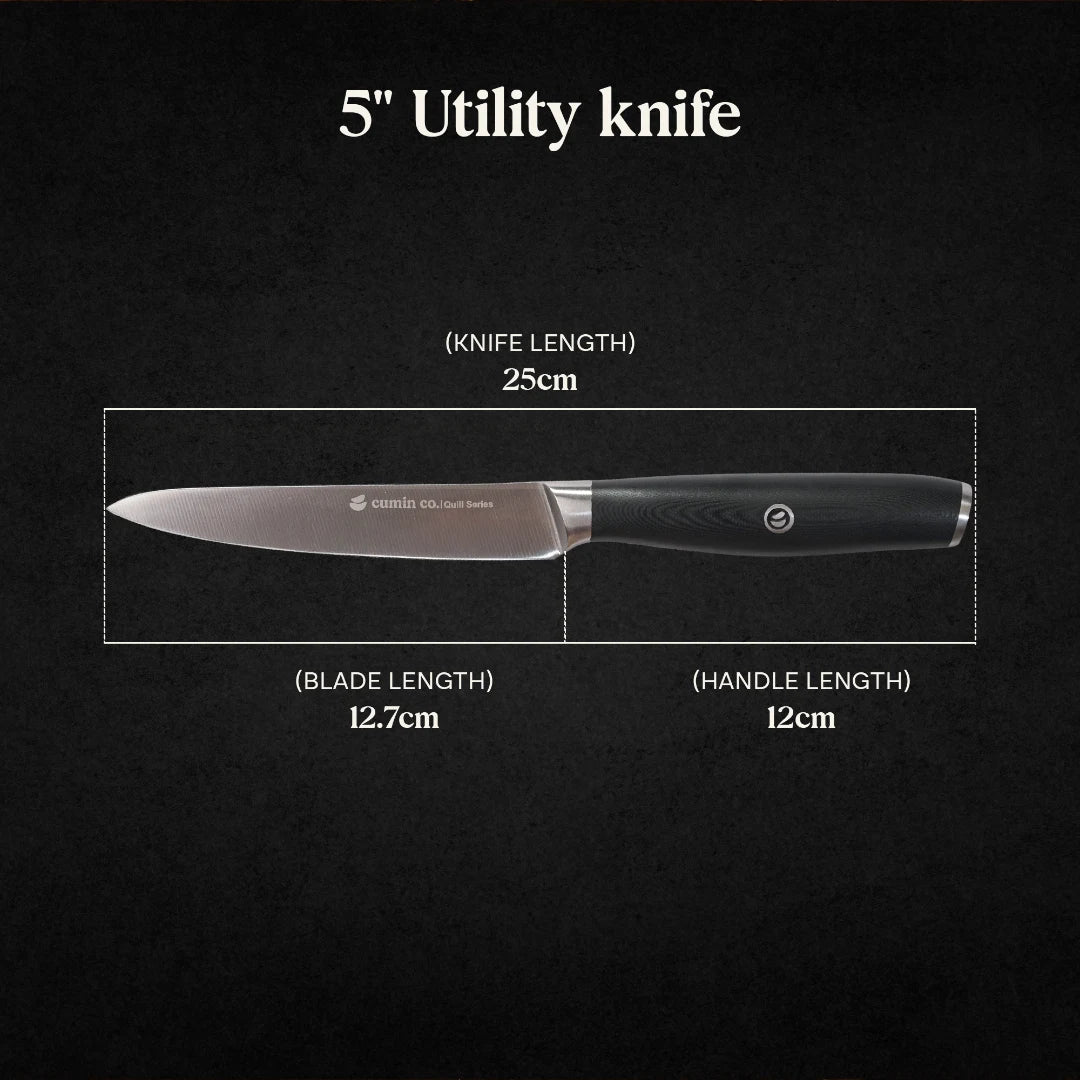 5" High Carbon Stainless Steel Utility Knife - Image 8