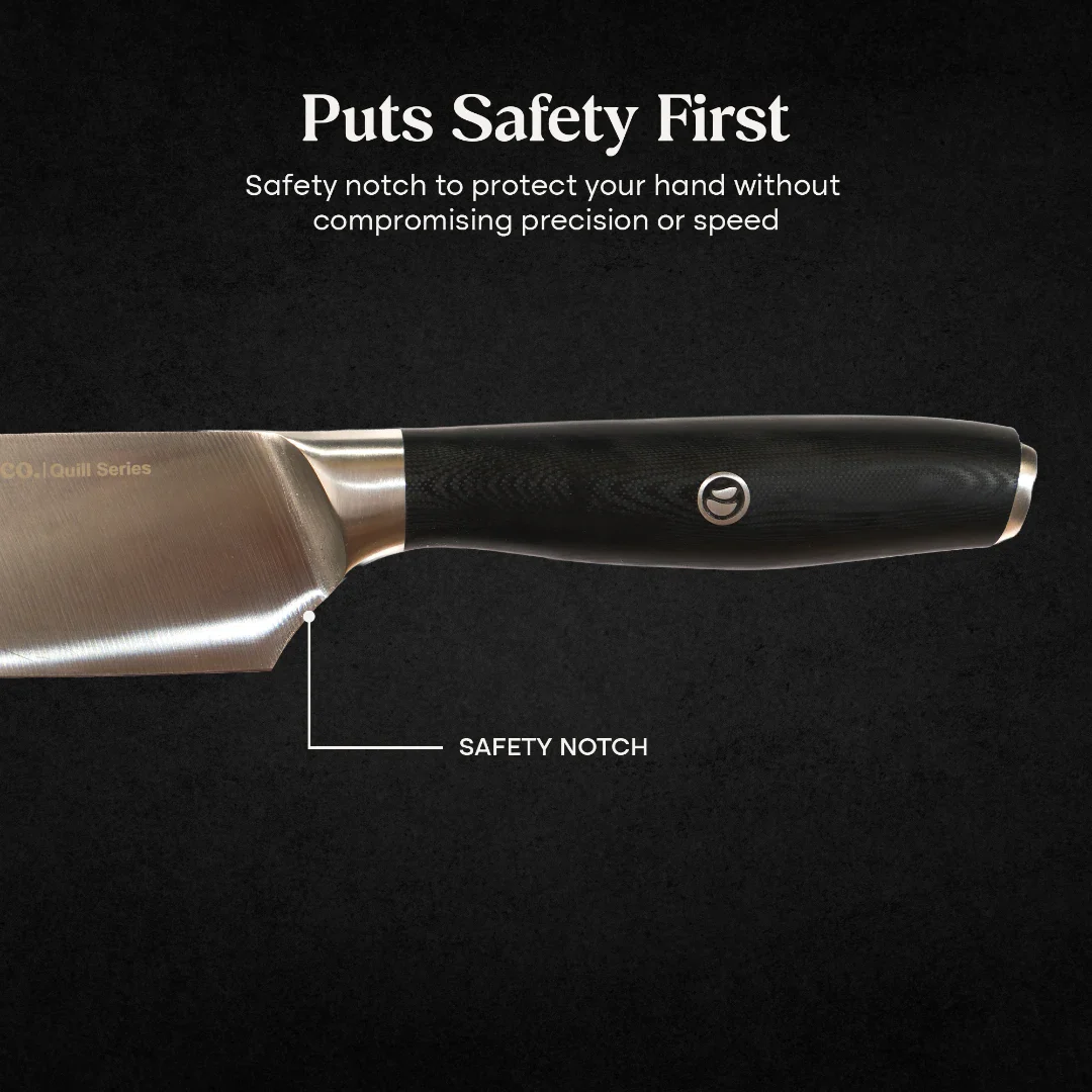 7" High Carbon Stainless Steel Chef Knife - Image 6