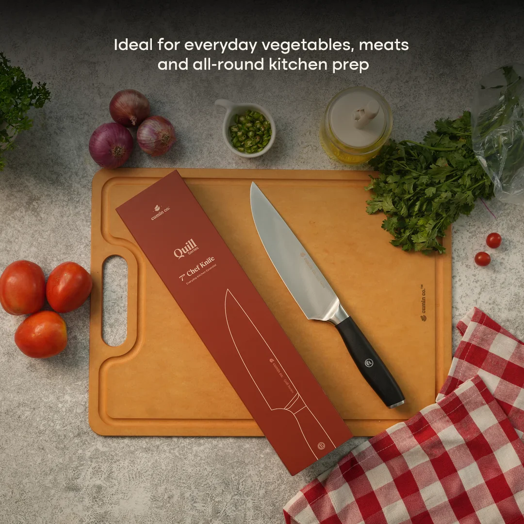 7" High Carbon Stainless Steel Chef Knife - Image 9