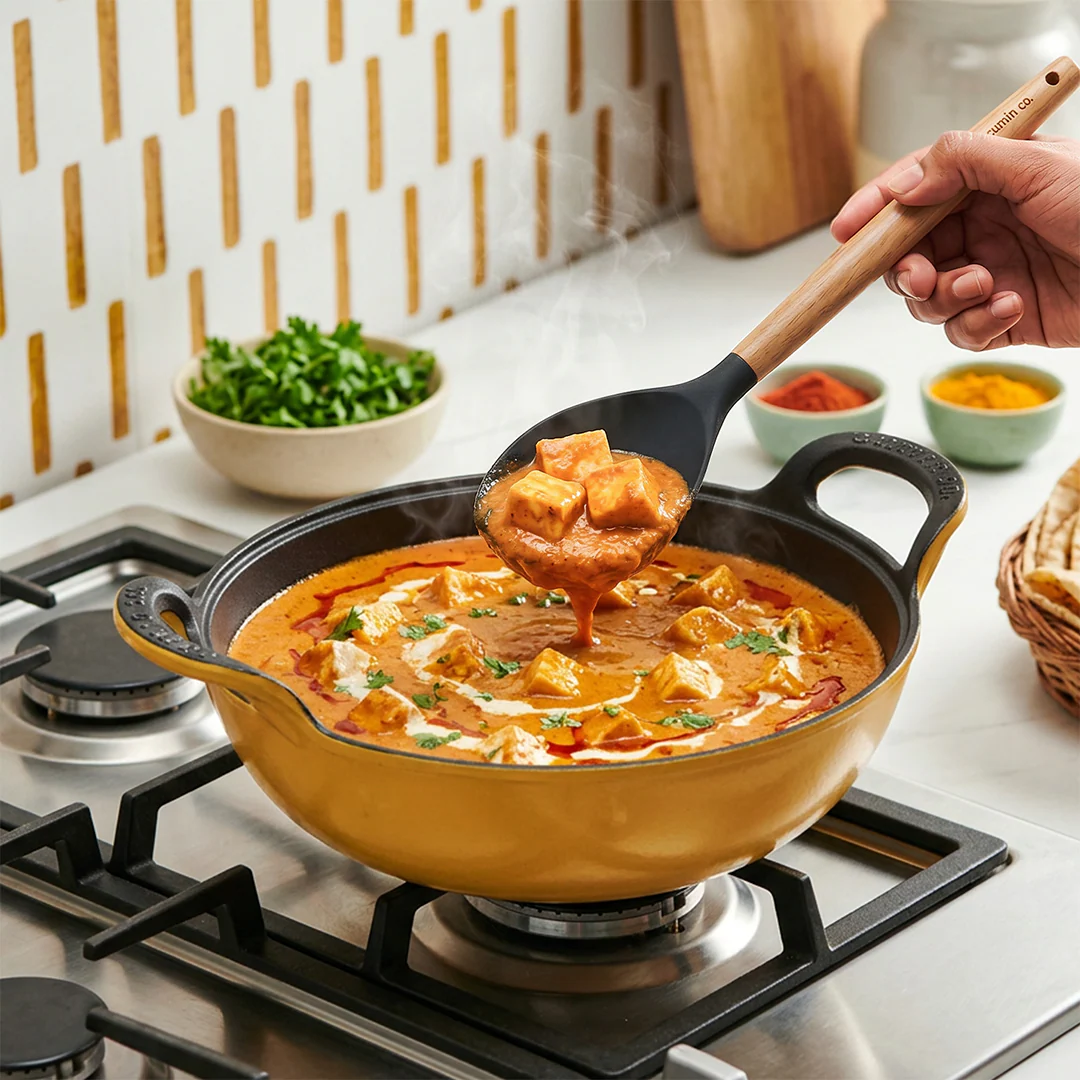 No. 10 Enamel Cast Iron Kadai (3L) - Image 11