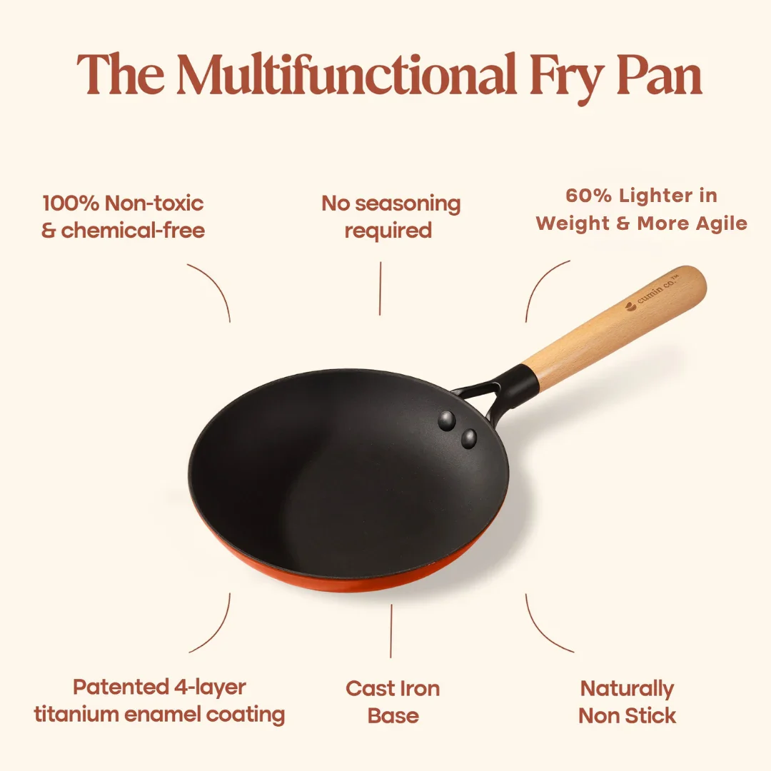 No. 8 Enamel Cast Iron Pan LITE (20cm) - Image 10