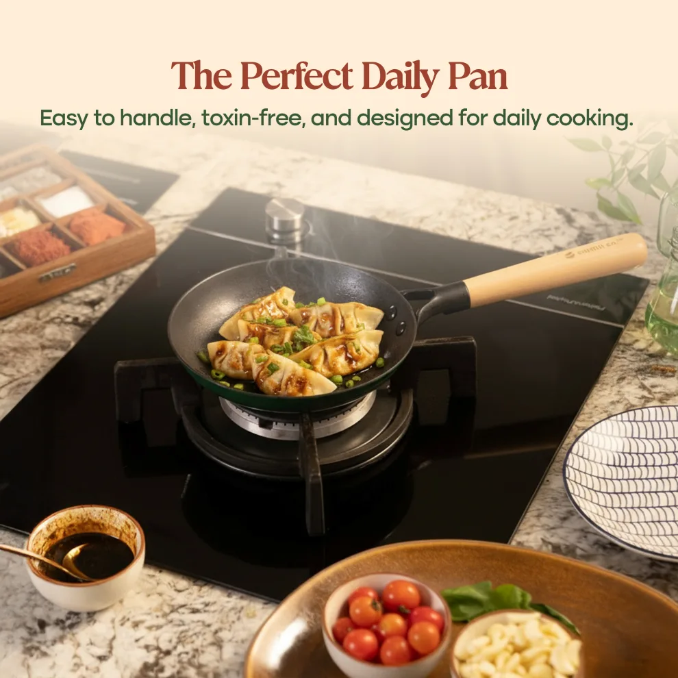 No. 8 Enamel Cast Iron Pan LITE (20cm) - Image 17