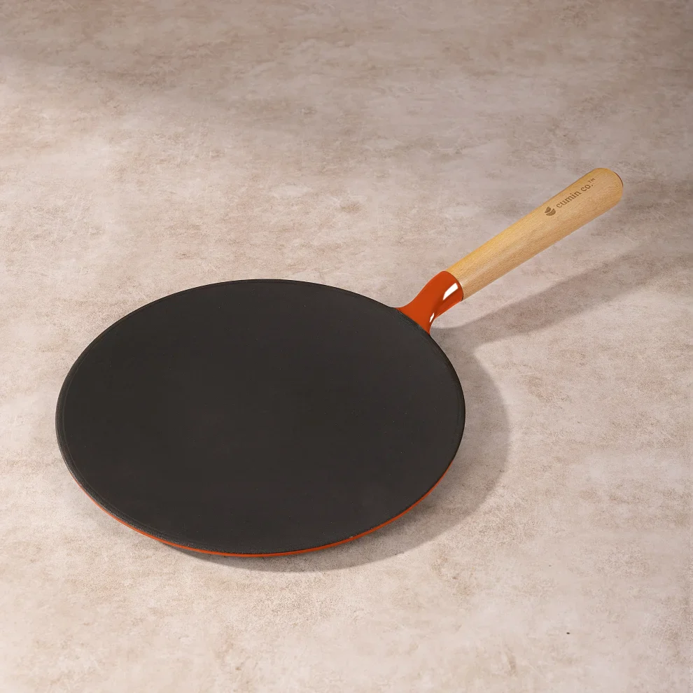 No. 10 Enamel Cast Iron Roti Tawa (26cm) - Image 22