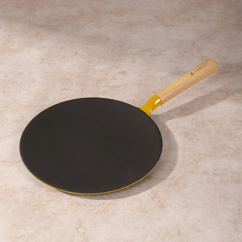 No. 10 Enamel Cast Iron Roti Tawa (26cm) - Image 23