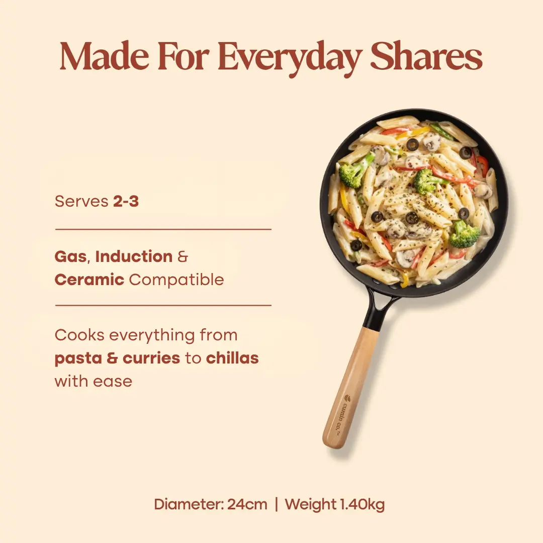 No. 9 Enamel Cast Iron Pan LITE (24cm) - Image 15