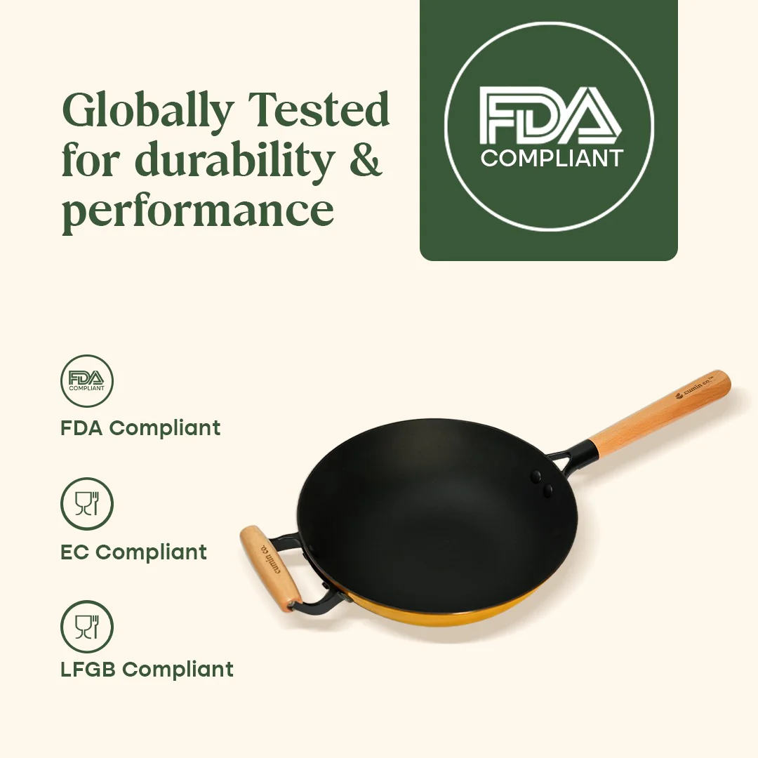 No. 10 Cast Iron Wok LITE (26cm) - Image 17