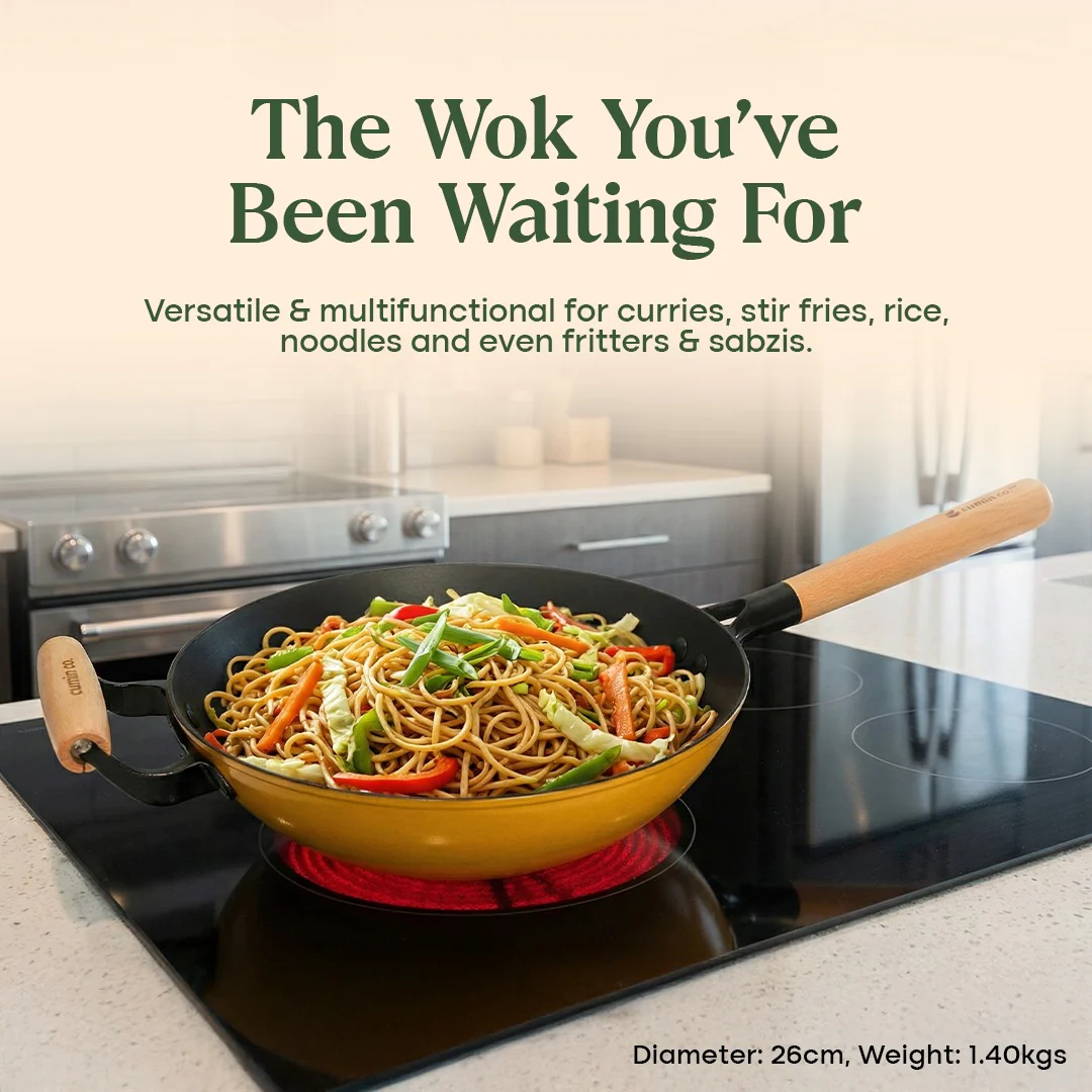 No. 10 Cast Iron Wok LITE (26cm) - Image 21