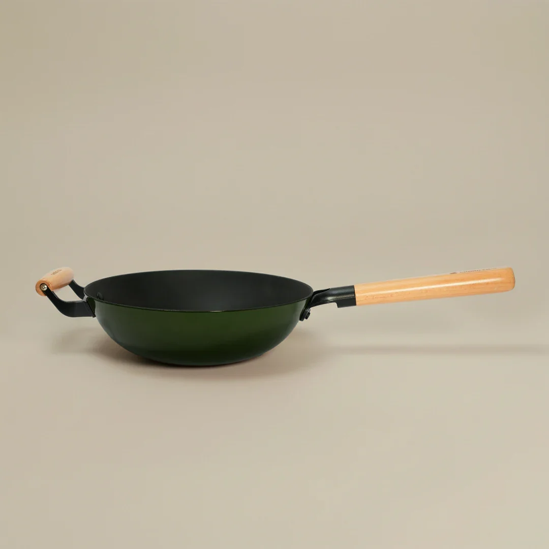 No. 10 Cast Iron Wok LITE (26cm) - Image 3