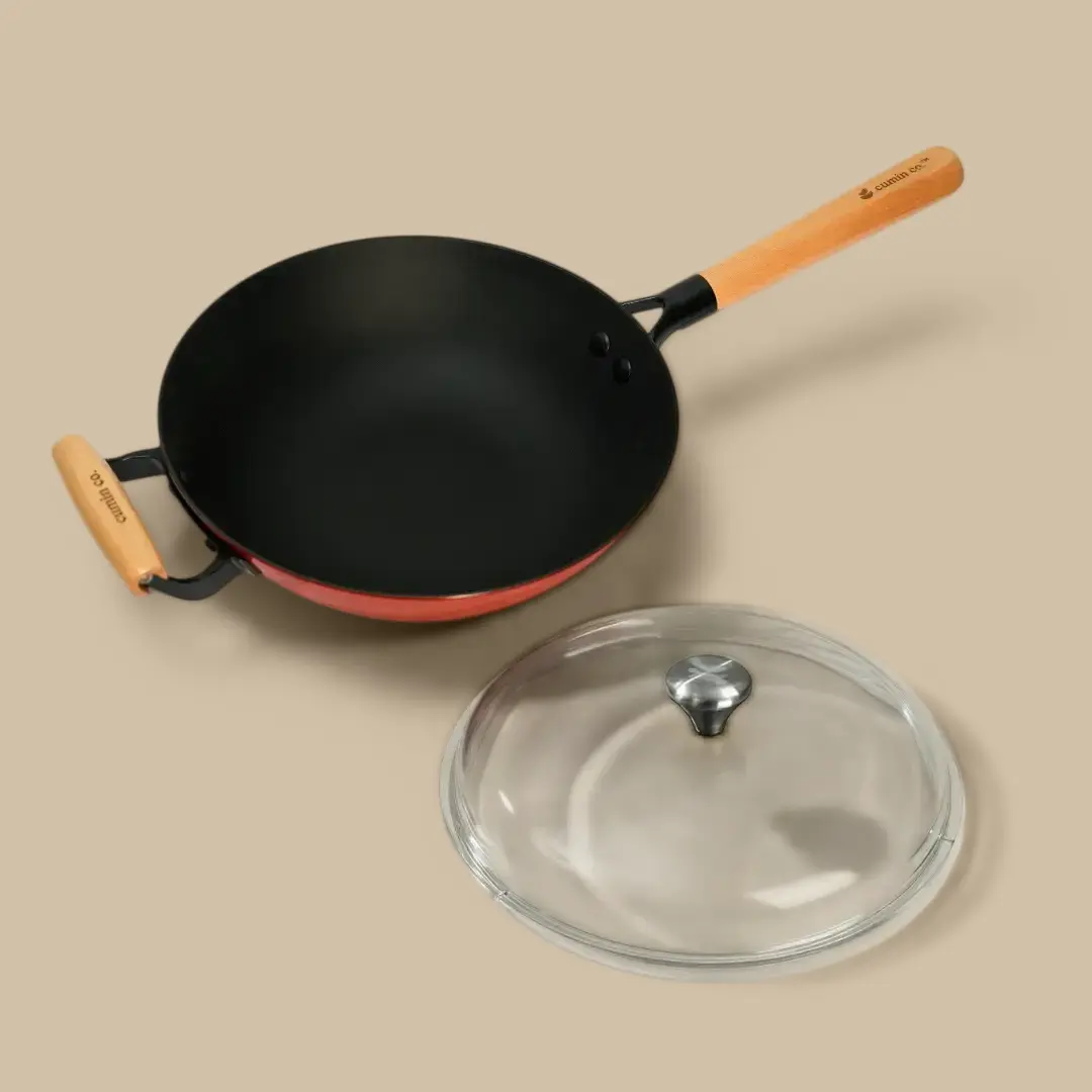 No. 10 Cast Iron Wok LITE (26cm) - Image 4