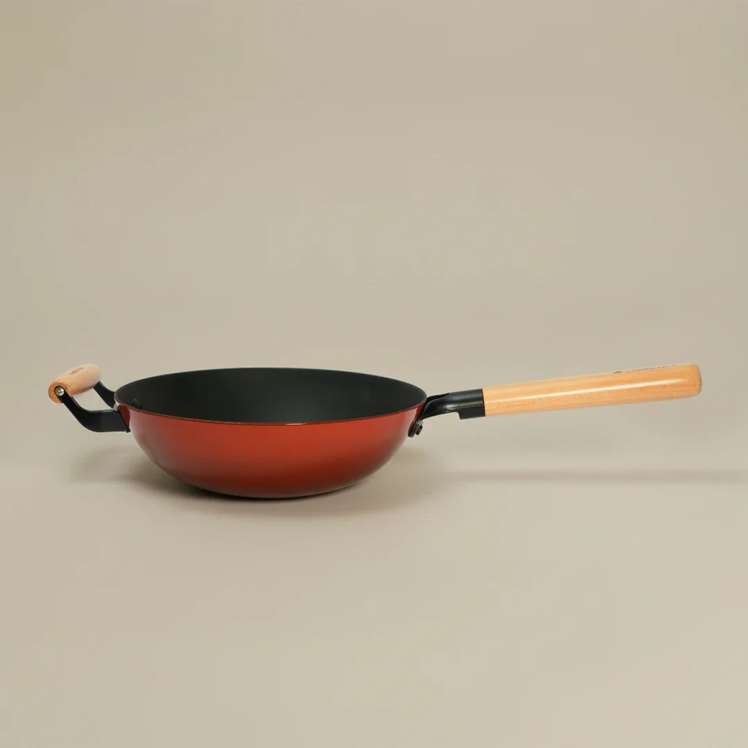 No. 10 Cast Iron Wok LITE (26cm) - Image 6