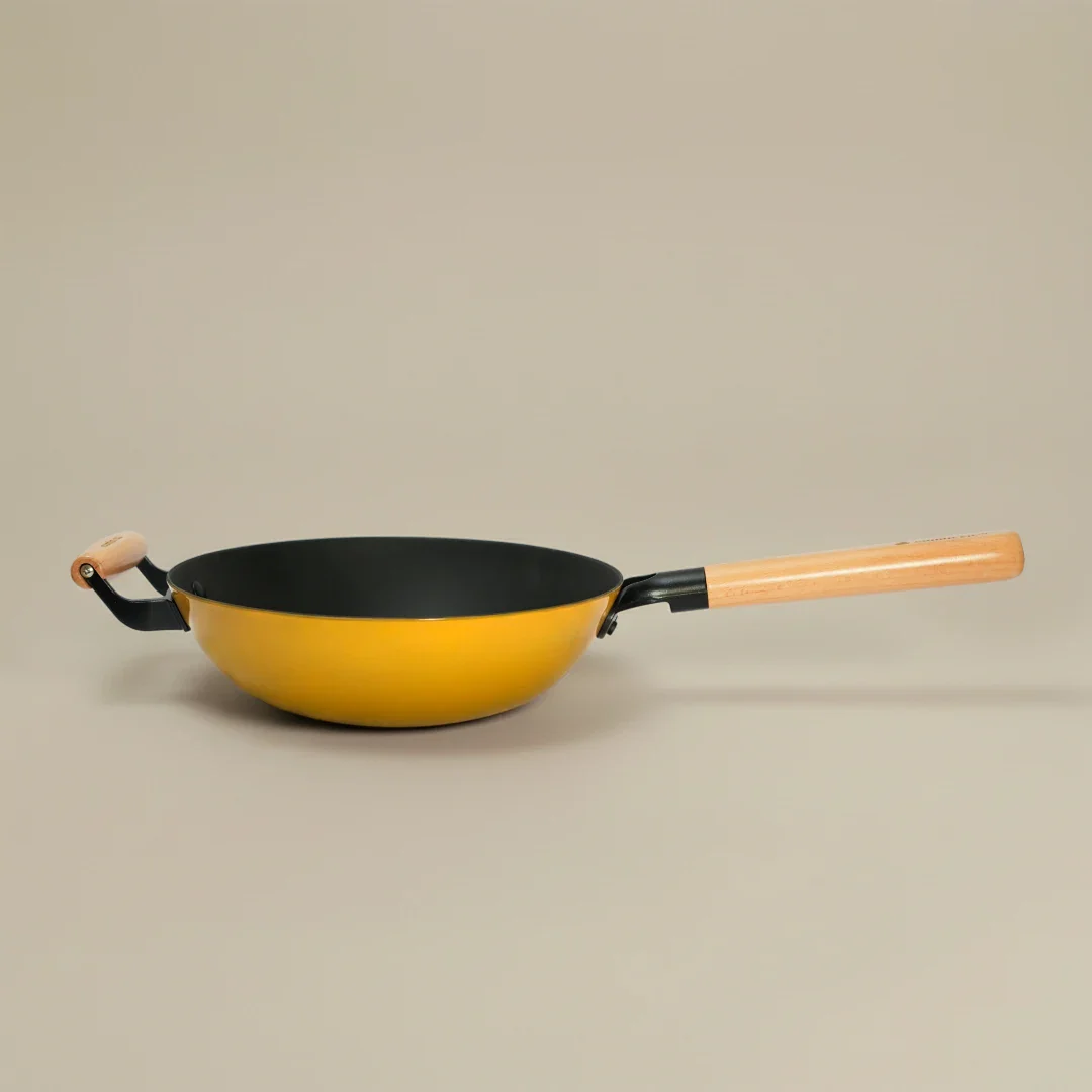 No. 10 Cast Iron Wok LITE (26cm) - Image 9