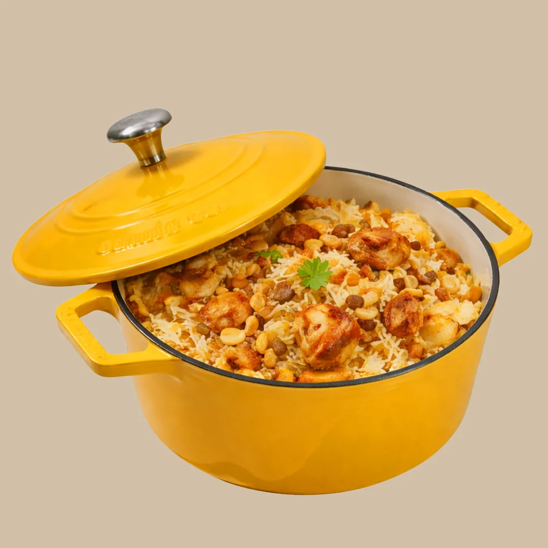 No. 10 Enamel Cast Iron Dutch Oven (5L) - Image 10