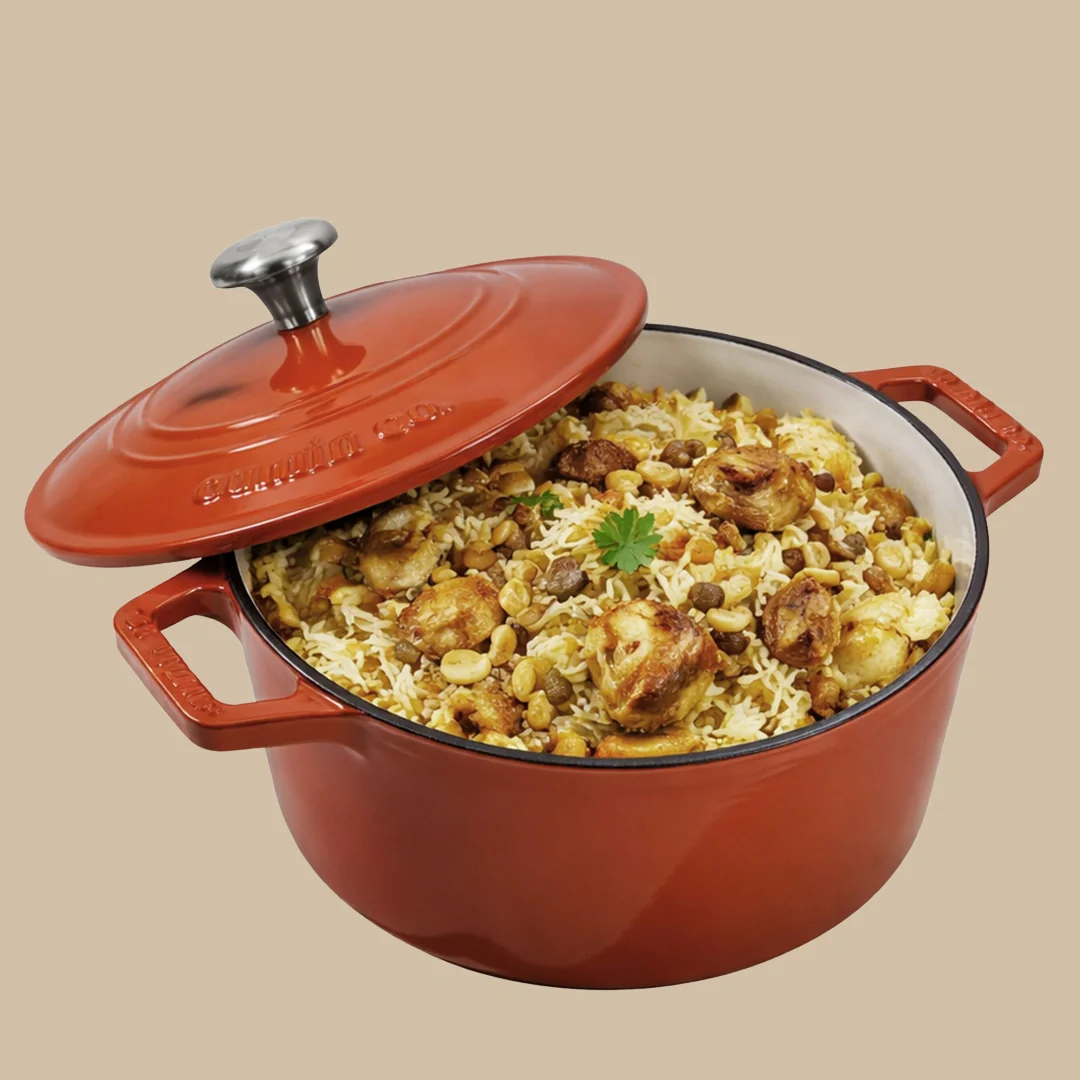 No. 10 Enamel Cast Iron Dutch Oven (5L) - Image 7
