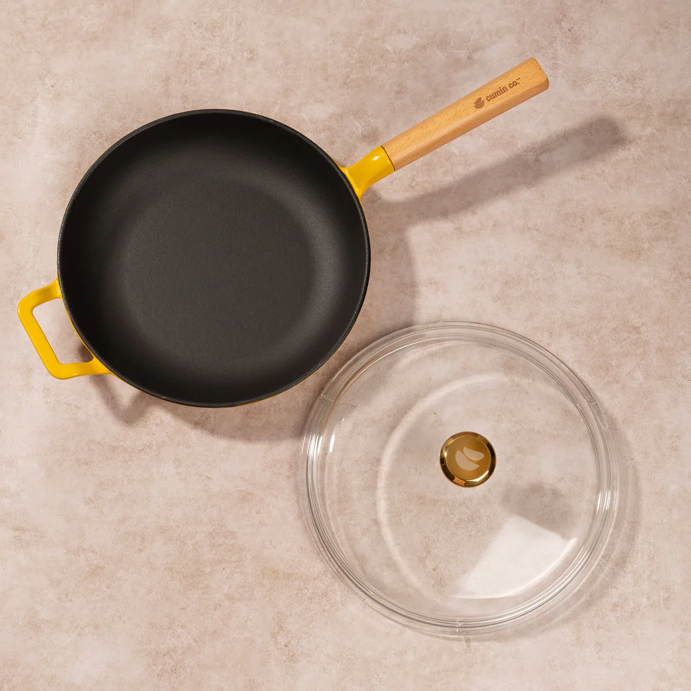 No. 10 Enamel Cast Iron Pan (26cm) - Image 10