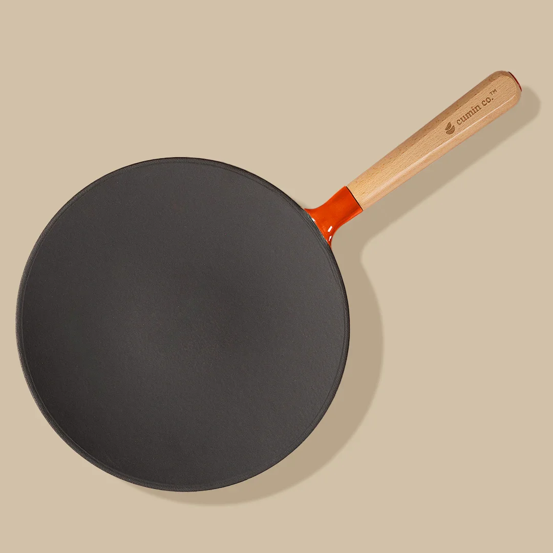 No. 10 Enamel Cast Iron Roti Tawa (26cm) - Image 11
