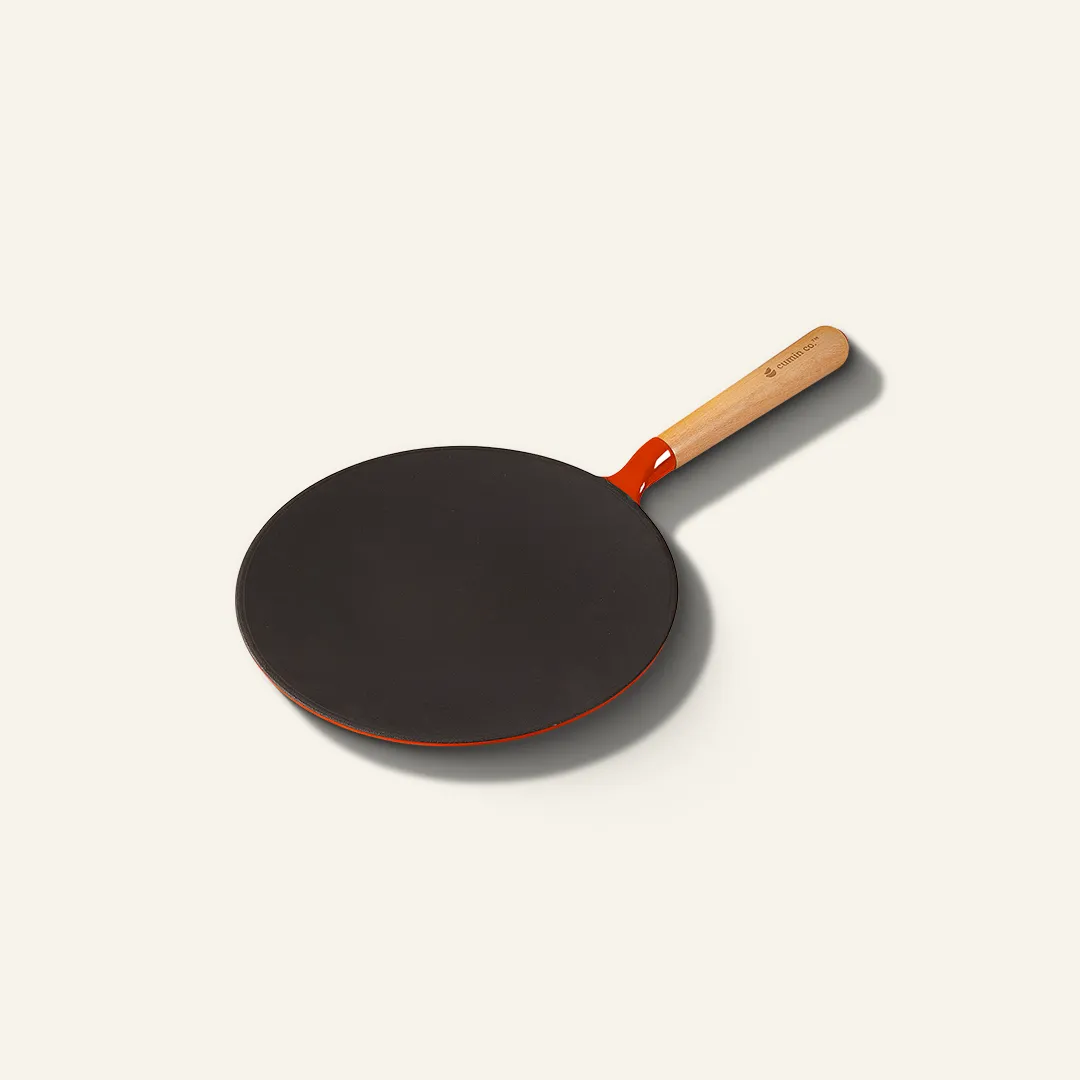 No. 10 Enamel Cast Iron Roti Tawa (26cm) - Image 9