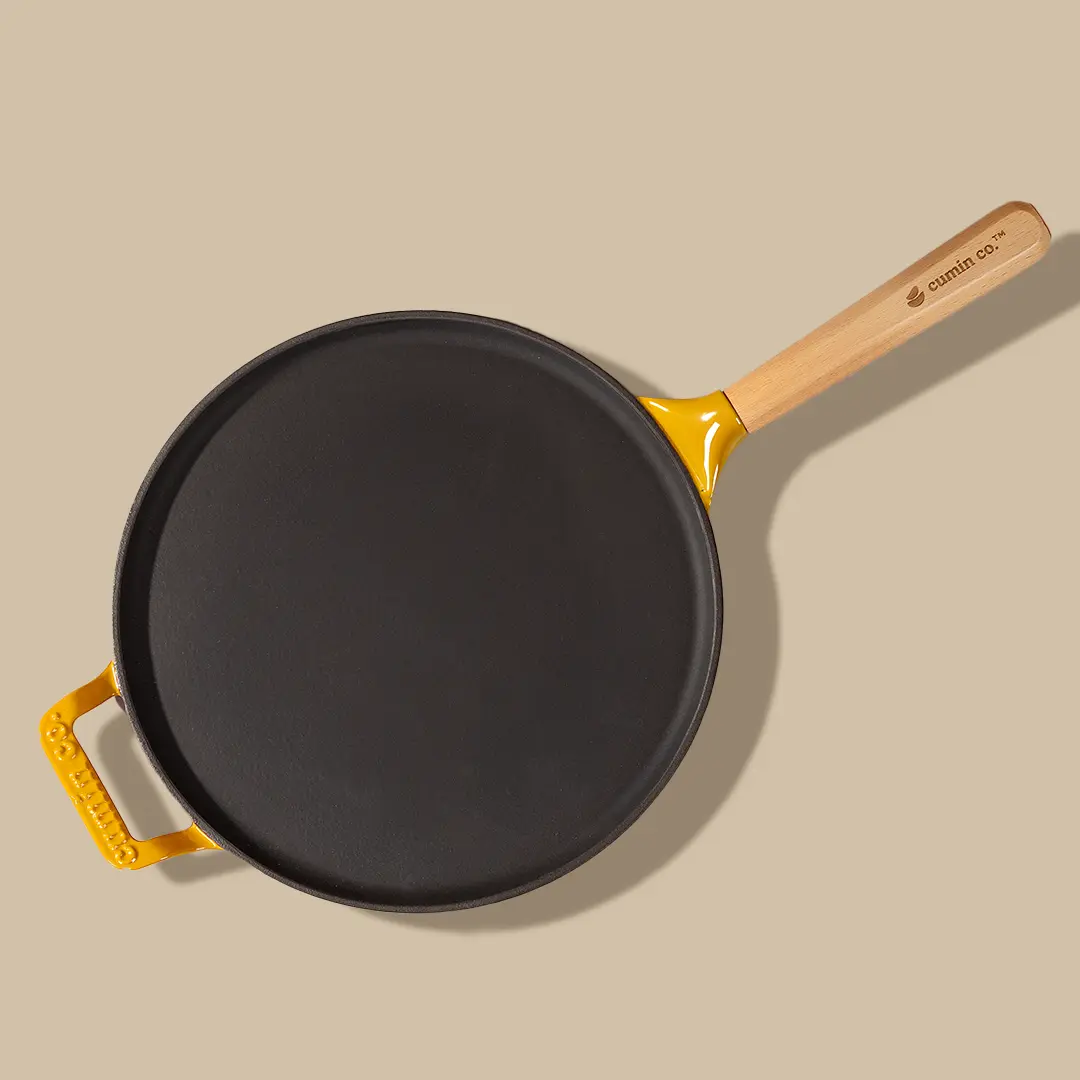 No. 11 Enamel Cast Iron Dosa Tawa (28cm) - Image 11