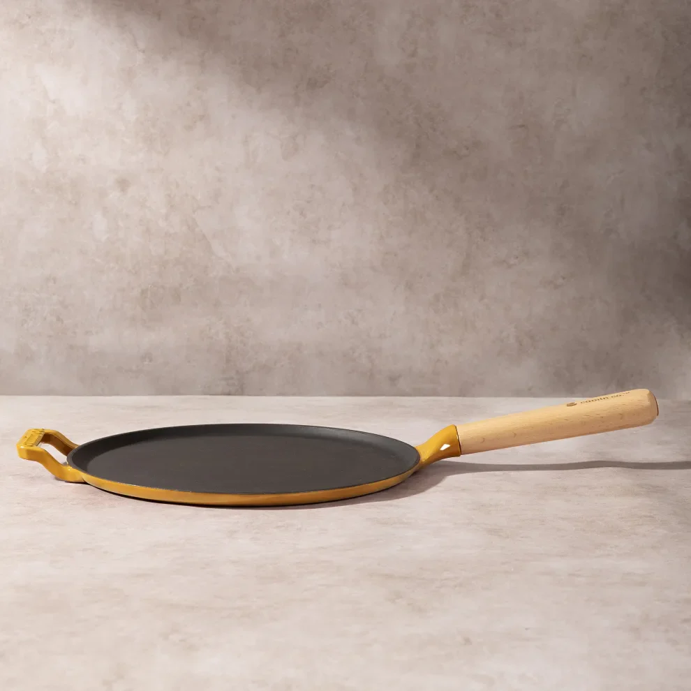 No. 11 Enamel Cast Iron Dosa Tawa (28cm) - Image 12