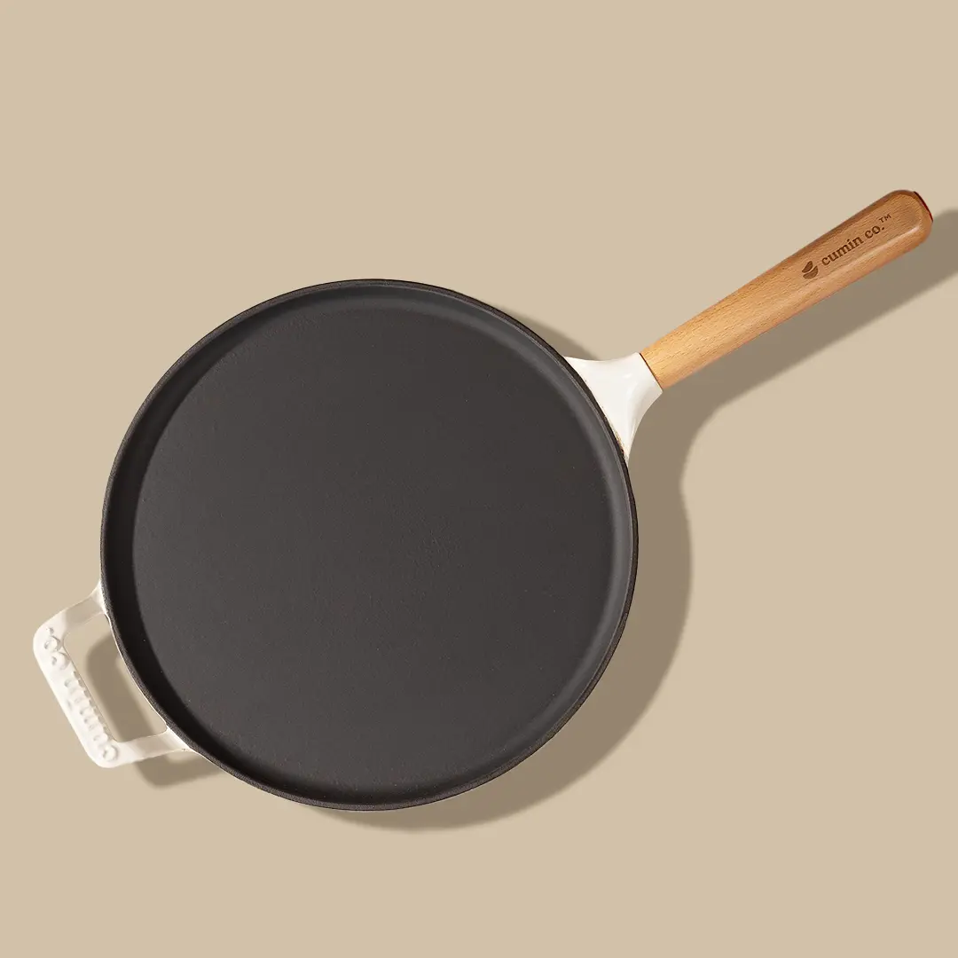 No. 11 Enamel Cast Iron Dosa Tawa (28cm) - Image 13