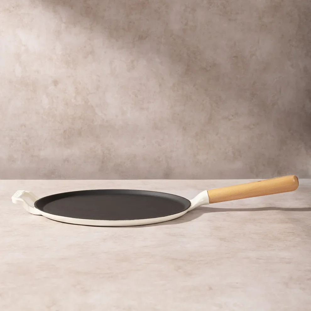 No. 11 Enamel Cast Iron Dosa Tawa (28cm) - Image 14