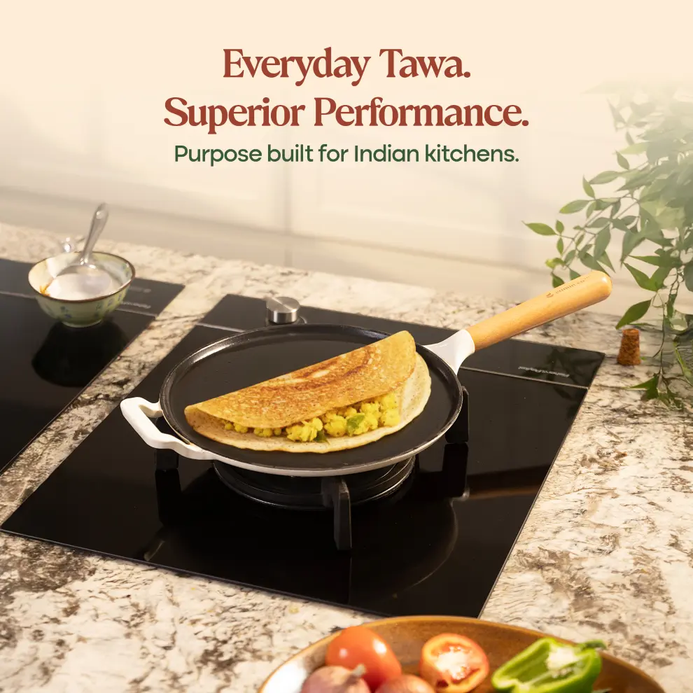 No. 11 Enamel Cast Iron Dosa Tawa (28cm) - Image 21