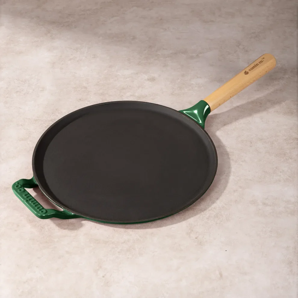 No. 11 Enamel Cast Iron Dosa Tawa (28cm) - Image 22