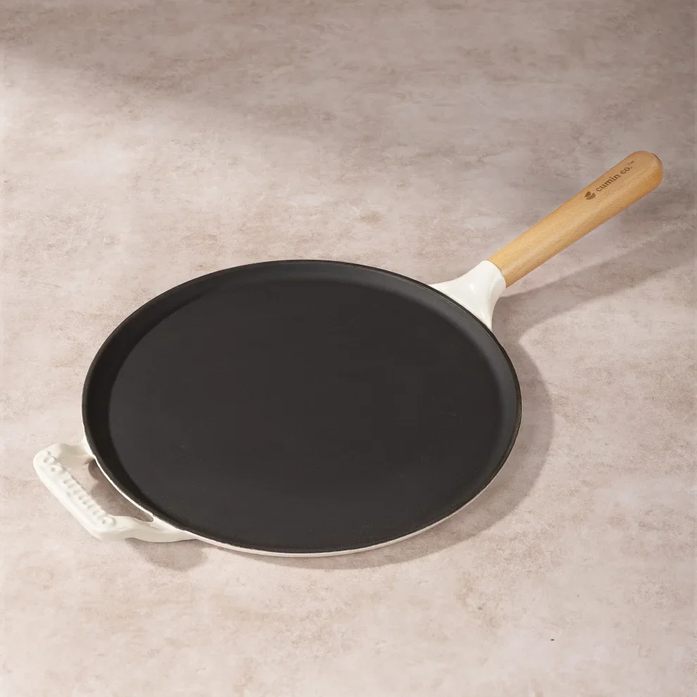 No. 11 Enamel Cast Iron Dosa Tawa (28cm) - Image 25