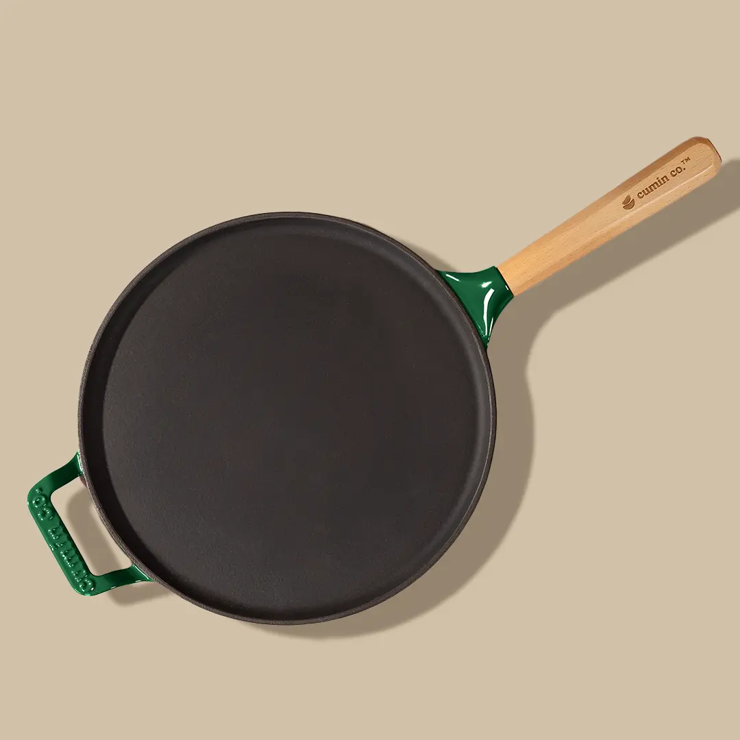 No. 11 Enamel Cast Iron Dosa Tawa (28cm) - Image 3