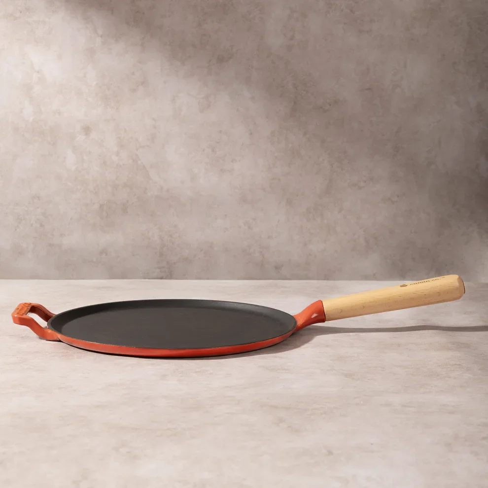 No. 11 Enamel Cast Iron Dosa Tawa (28cm) - Image 8