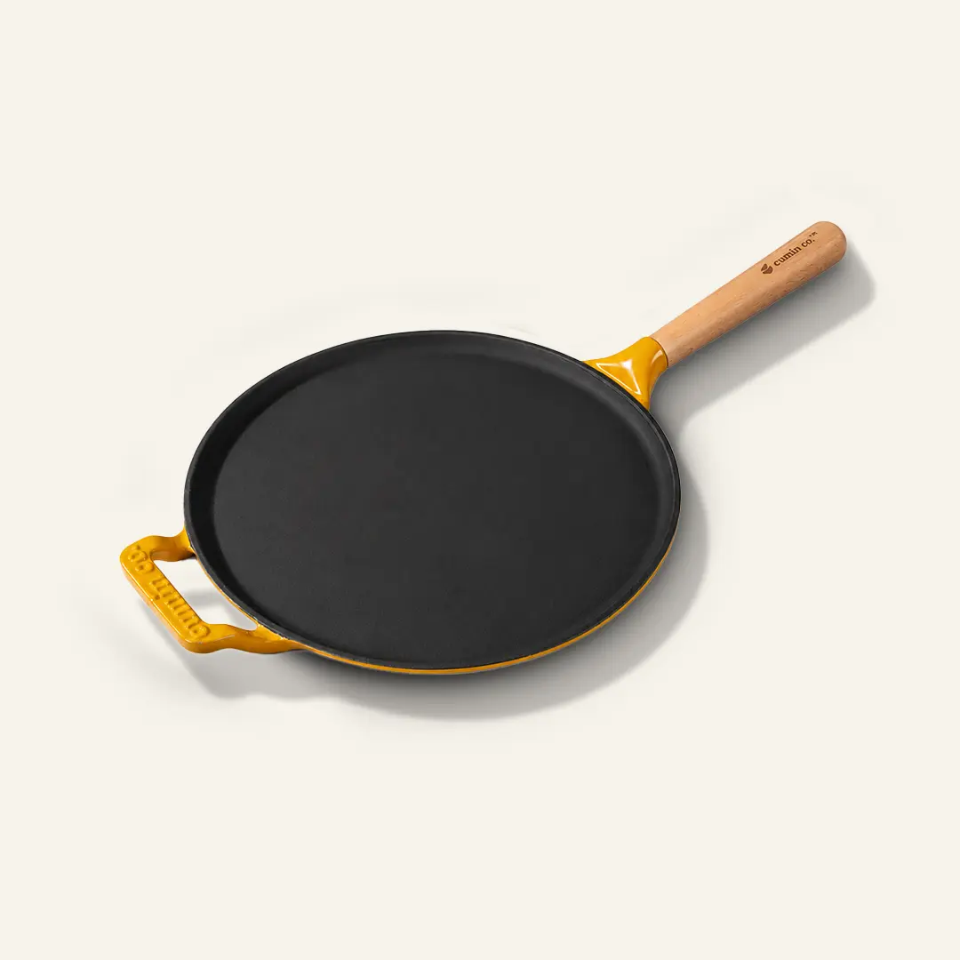 No. 11 Enamel Cast Iron Dosa Tawa (28cm) - Image 9