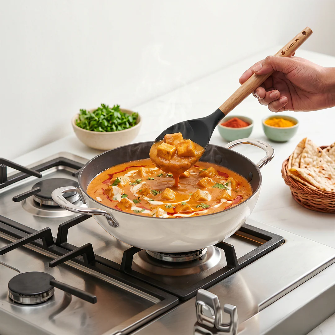 No. 11 Enamel Cast Iron Kadai LITE (3.9L) - Image 11