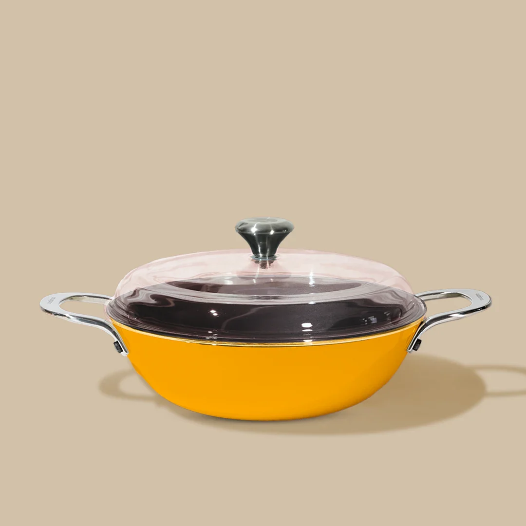 No. 11 Enamel Cast Iron Kadai LITE (3.9L) - Image 26