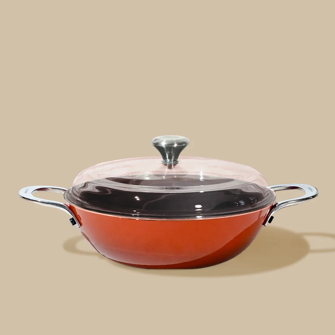 No. 11 Enamel Cast Iron Kadai LITE (3.9L) - Image 28