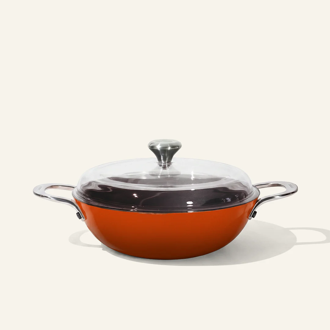 No. 11 Enamel Cast Iron Kadai LITE (3.9L) - Image 7