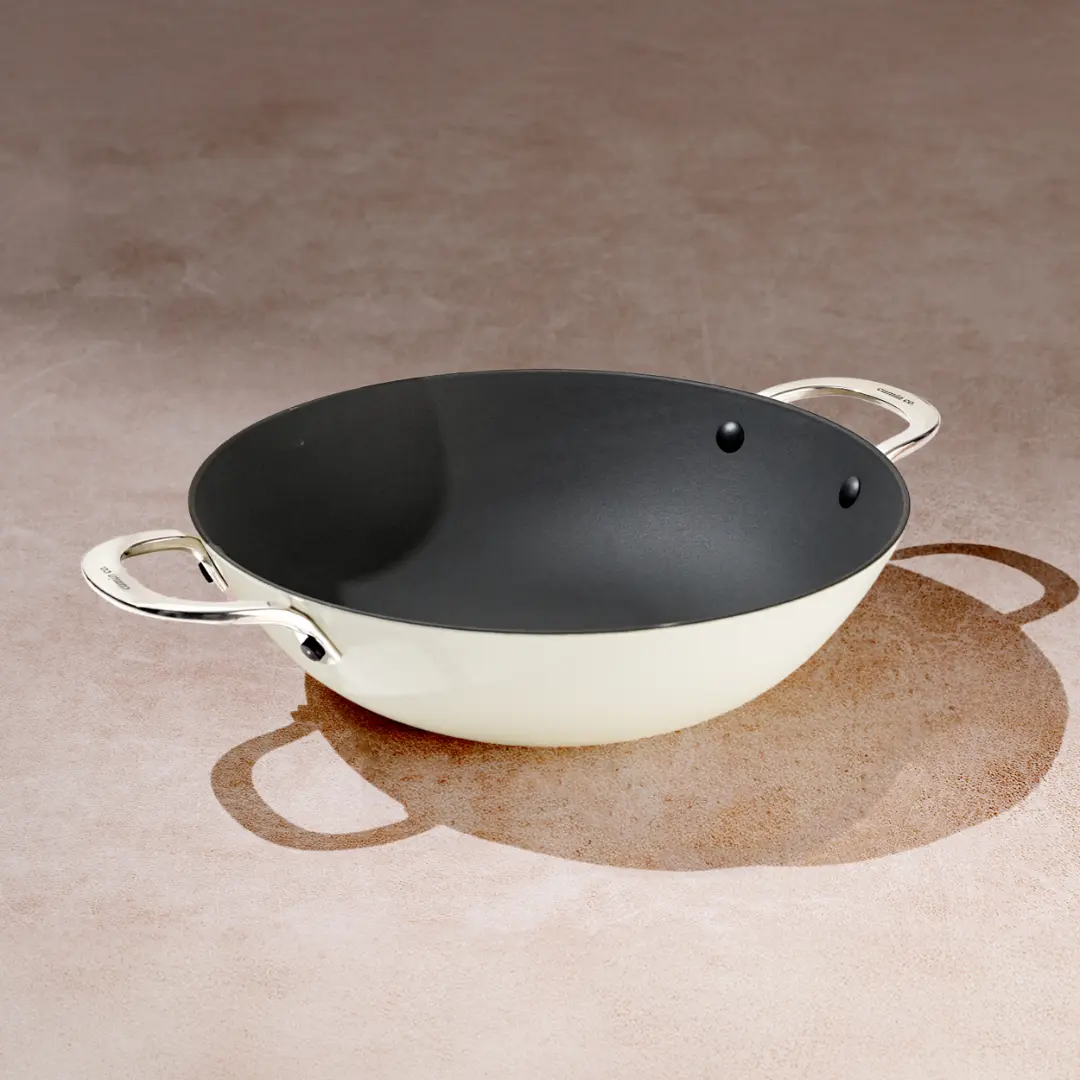 No. 11 Enamel Cast Iron Kadai LITE Without Lid (3.9L) - Image 17