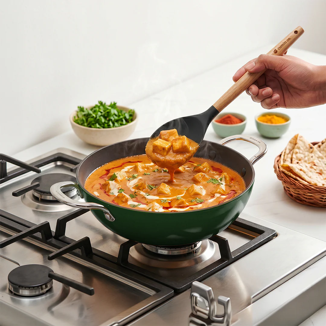 No. 11 Enamel Cast Iron Kadai LITE Without Lid (3.9L) - Image 5