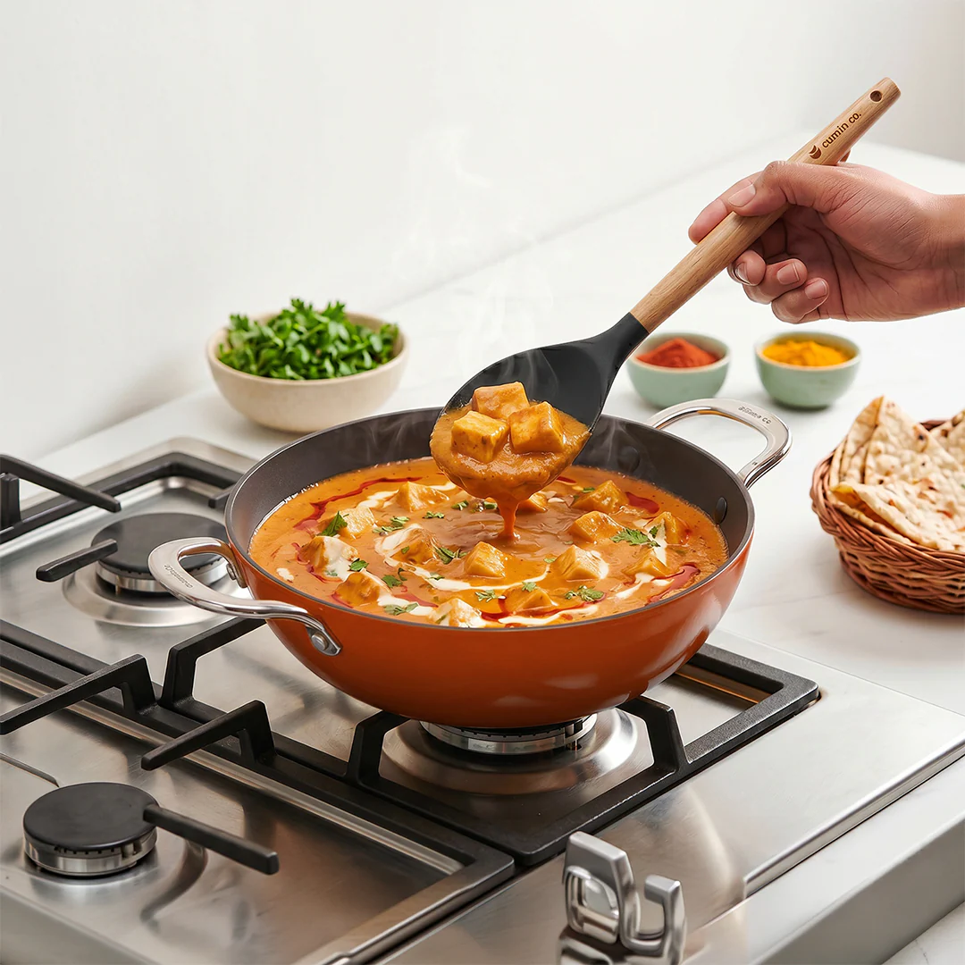 No. 11 Enamel Cast Iron Kadai LITE Without Lid (3.9L) - Image 8