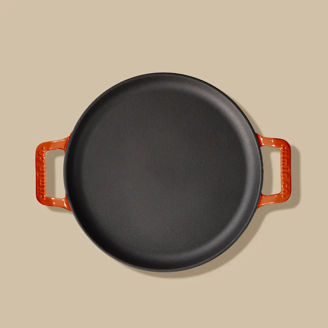 No. 12 Enamel Cast Iron Dosa Tawa (30cm) - Image 3
