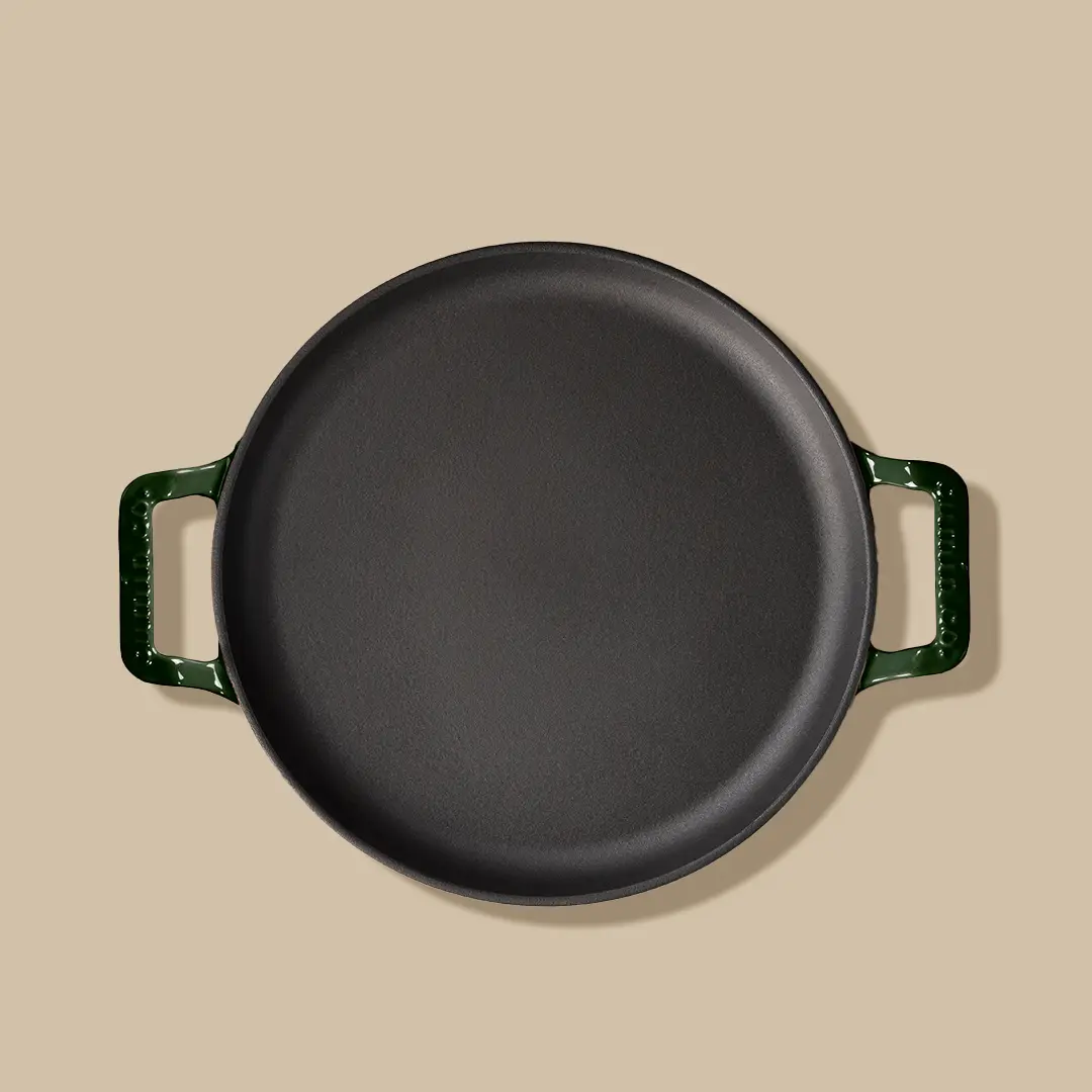 No. 12 Enamel Cast Iron Dosa Tawa (30cm) - Image 6