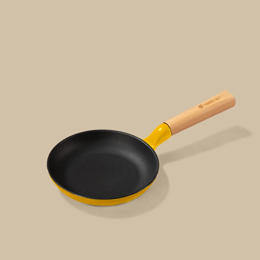 No. 6 Enamel Cast Iron Pan (16cm) - Image 5