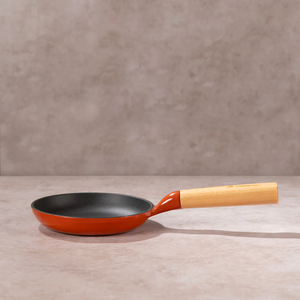 No. 6 Enamel Cast Iron Pan (16cm) - Image 17