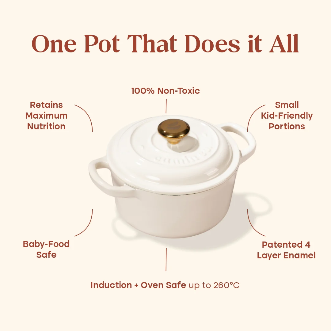 No. 6 Enamel Cast Iron Dutch Oven (1.2L) - Image 15