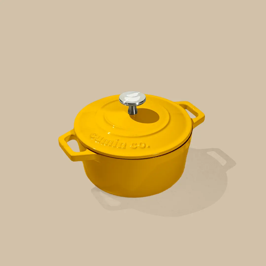 No. 6 Enamel Cast Iron Dutch Oven (1.2L) - Image 3