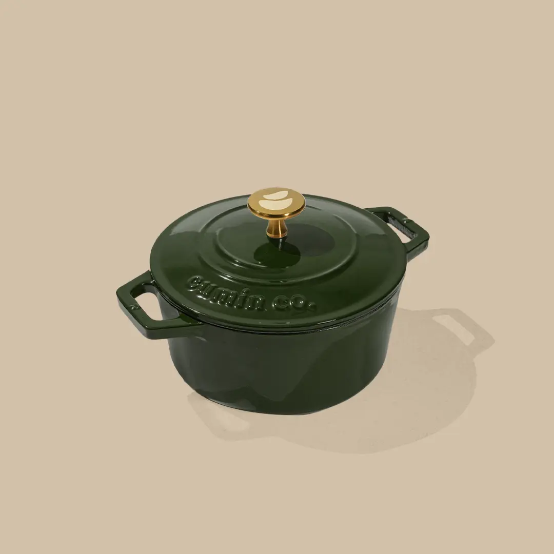 No. 6 Enamel Cast Iron Dutch Oven (1.2L) - Image 6