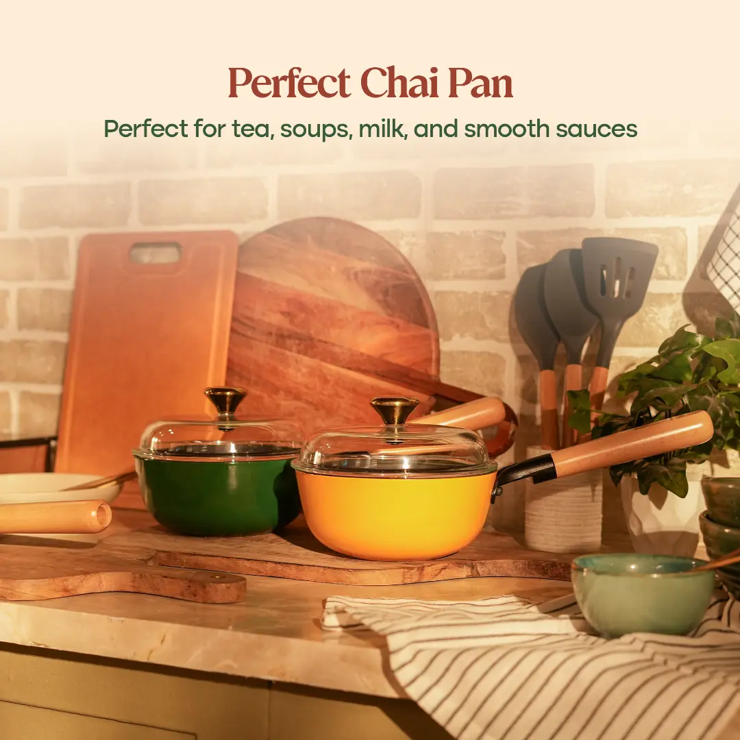 No. 7 Enamel Cast Iron Sauce Pan (1.3L) - Image 19