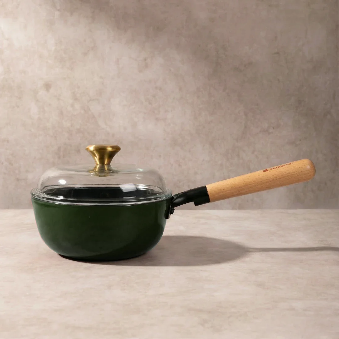 No. 7 Enamel Cast Iron Sauce Pan (1.3L) - Image 3