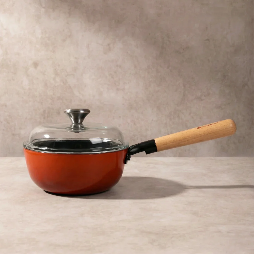 No. 7 Enamel Cast Iron Sauce Pan (1.3L) - Image 6
